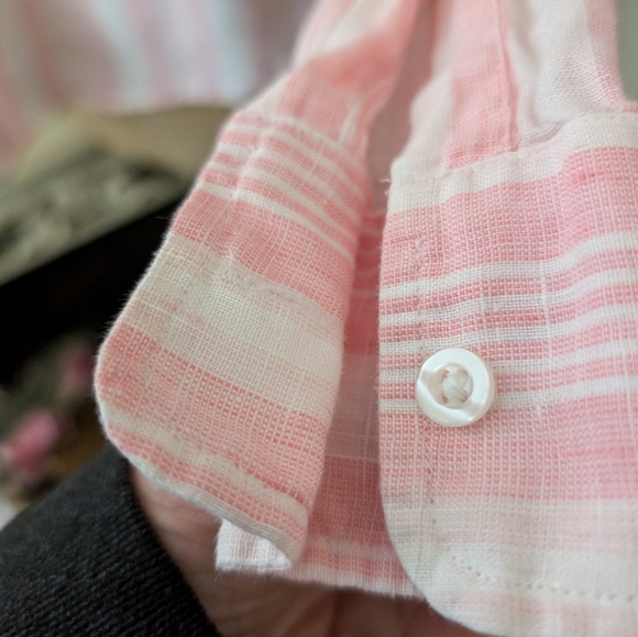 Frank & Eileen l Eileen Striped Linen Long Sleeve Top - Picture 6 of 10